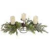 Northlight Triple Candle Holder With Frosted Foliage And Pine Cones Christmas Decoration - 26" Black 1 Northlight Triple Candle Holder With Frosted Foliage And Pine Cones Christmas Decoration - 26" Black -Northlight 363453259571872