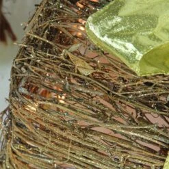 Northlight Lighted Glitter Rattan Gift Boxes Christmas Decoration - 12" - Clear Lights - Set Of 3 Brown 9 Northlight Lighted Glitter Rattan Gift Boxes Christmas Decoration - 12" - Clear Lights - Set Of 3 Brown -Northlight 363453480297120