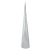 Northlight Marbled Cone Christmas Tree - 30" - White And Gray