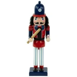 Northlight 14" Red And Blue Wooden Christmas Nutcracker Baseball Player 15 Northlight 14" Red And Blue Wooden Christmas Nutcracker Baseball Player -Northlight 363453733528224 2
