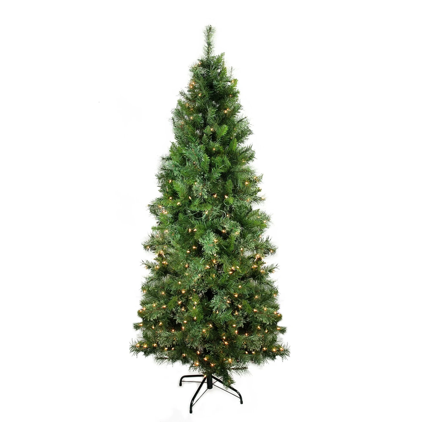 Northlight Pre-Lit Medium Mixed Cashmere Pine Artificial Christmas Tree - 7.5' - Clear Lights Green 3 Northlight Pre-Lit Medium Mixed Cashmere Pine Artificial Christmas Tree - 7.5' - Clear Lights Green