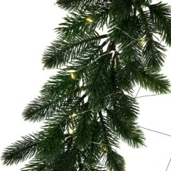 Northlight LED Lighted Pine Garland Christmas Tree Decoration - 3' - Warm White Lights Green 15 Northlight LED Lighted Pine Garland Christmas Tree Decoration - 3' - Warm White Lights Green -Northlight 368605523961312