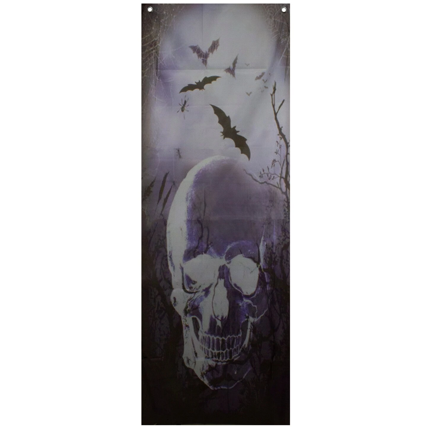 Northlight Spooky Graveyard With Skull And Bats Halloween Door Decoration - 70.75" Black 5 Northlight Spooky Graveyard With Skull And Bats Halloween Door Decoration - 70.75" Black - Image 3