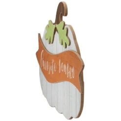 Northlight 19" White Wooden Pumpkin Favorite Season Hanging Wall Sign 14 Northlight 19" White Wooden Pumpkin Favorite Season Hanging Wall Sign -Northlight 369609453190112