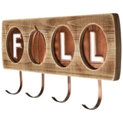 Northlight Pumpkin "Fall" Wooden Wall Hook Harvest Sign - 20" Bronze 14 Northlight Pumpkin "Fall" Wooden Wall Hook Harvest Sign - 20" Bronze -Northlight 376982210337712