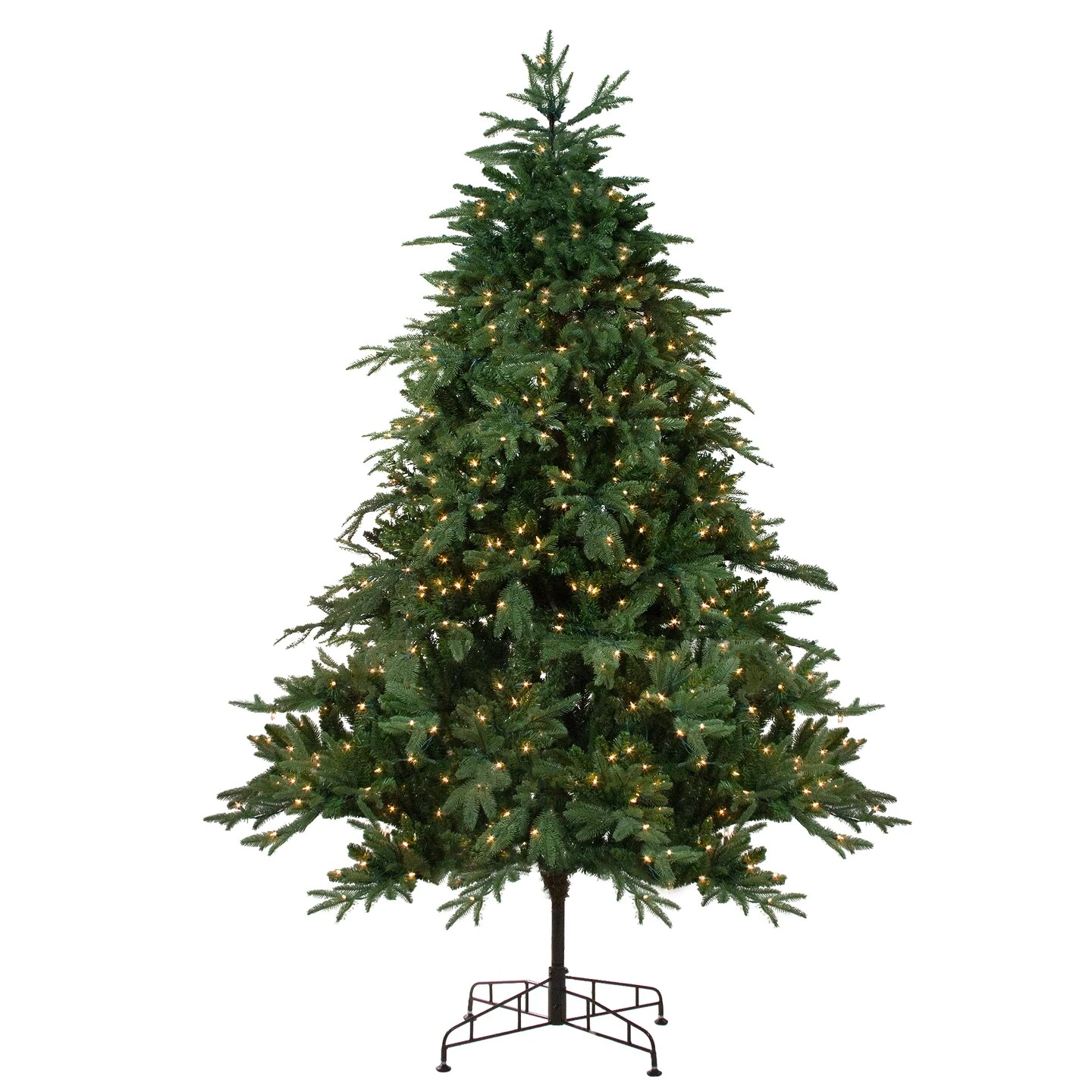Northlight Real Touch™ Pre-Lit Artificial Aurora Spruce Full Christmas Tree - 9' -Clear Lights Green 3 Northlight Real Touch™ Pre-Lit Artificial Aurora Spruce Full Christmas Tree - 9' -Clear Lights Green