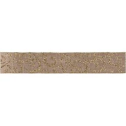 Northlight Burlap And Gold Scroll Christmas Wired Craft Ribbon 2.5" X 10 Yards Brown 11 Northlight Burlap And Gold Scroll Christmas Wired Craft Ribbon 2.5" X 10 Yards Brown -Northlight 380291685147296 2