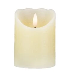 Northlight 4" Off White Flameless Battery Operated Flickering Wax LED Candle Ivory -Northlight 380291827753632 2