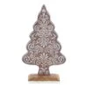 Northlight Glittered Gingerbread Tree Christmas Decoration - 8.25" Beige -Northlight 380292109820576