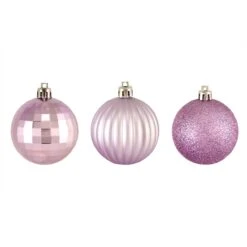 Northlight Shatterproof 3-Finish Christmas Ball Ornaments - 2.5" (60mm) - Lilac Purple - 100ct 9 Northlight Shatterproof 3-Finish Christmas Ball Ornaments - 2.5" (60mm) - Lilac Purple - 100ct -Northlight 380292767802016 2