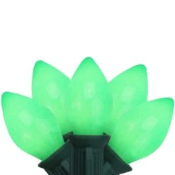 Northlight Opaque C7 Christmas String Lights - Green - 24' Green Wire - 25ct