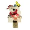 Northlight Santa In Chimney Frosted Christmas Night Light - 6.25" Red 2 Northlight Santa In Chimney Frosted Christmas Night Light - 6.25" Red -Northlight 380293209776800