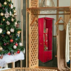 Northlight 36” VerticalHanging Christmas Decoration Organizer Storage Bag - 36" -Red And Green 12 Northlight 36” VerticalHanging Christmas Decoration Organizer Storage Bag - 36" -Red And Green -Northlight 388335446597776