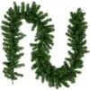 Northlight Pre-Lit Oak Creek Pine Artificial Christmas Garland - 9' X 10" - Multi Lights Green