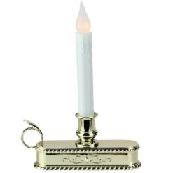 Northlight LED C5 Flickering Christmas Candle Lamp With Handle Base - 8.75" White 8 Northlight LED C5 Flickering Christmas Candle Lamp With Handle Base - 8.75" White -Northlight 406120039037920 1