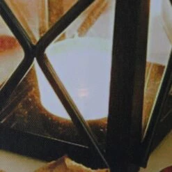 Northlight LED Lighted Fall Foliage And Lanterns Canvas Wall Art 23.5" X 15.5" Black -Northlight 413641231416288