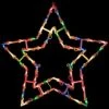 Northlight Lighted Star Christmas Window Silhouette Decoration - 16" - Multicolor Lights White 1 Northlight Lighted Star Christmas Window Silhouette Decoration - 16" - Multicolor Lights White -Northlight 416227222287312