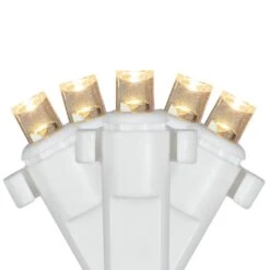 Northlight LED Wide Angle Net Style Christmas Lights - 4' X 6' - Warm White - White Wire Clear -Northlight 424869590287584