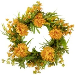 Northlight Yellow Peony Artificial Fall Harvest Twig Wreath, 24-Inch, Unlit 11 Northlight Yellow Peony Artificial Fall Harvest Twig Wreath, 24-Inch, Unlit -Northlight 426857485570720 2
