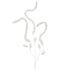 Northlight 52" White And Silver Glittered Weeping Christmas Pine Spray 15 Northlight 52" White And Silver Glittered Weeping Christmas Pine Spray -Northlight 426857574175392 2