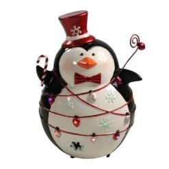 Northlight 14" Black And White Penguin LED Lighted Christmas Decor 9 Northlight 14" Black And White Penguin LED Lighted Christmas Decor -Northlight 426858972975776 2