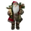 Northlight 24" Country Rustic Santa Claus With Snowflake Jacket Christmas Figure Brown 1 Northlight 24" Country Rustic Santa Claus With Snowflake Jacket Christmas Figure Brown -Northlight 426859233809056