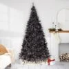 Northlight Artificial Tinsel Halloween Tree - 9' - Black - Unlit 1 Northlight Artificial Tinsel Halloween Tree - 9' - Black - Unlit -Northlight 435821031767376