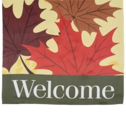 Northlight Red And Yellow Fall Leaves Welcome Outdoor House Flag 28" X 40" Beige 14 Northlight Red And Yellow Fall Leaves Welcome Outdoor House Flag 28" X 40" Beige -Northlight 4611698616675489232