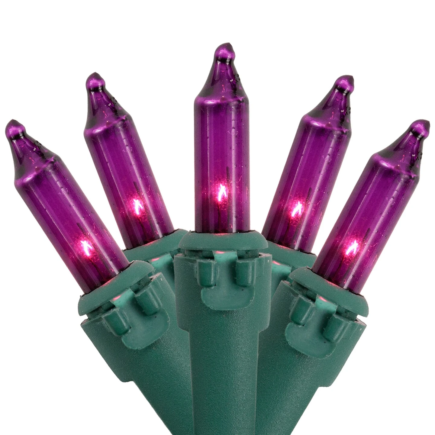Northlight Mini Incandescent Christmas Lights - Purple - 10' Green Wire - 50ct 3 Northlight Mini Incandescent Christmas Lights - Purple - 10' Green Wire - 50ct