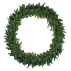 Northlight Northern Pine Artificial Christmas Wreath - 48" - Unlit Green -Northlight 4611714696075023008 2