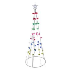 Northlight Lighted Show Cone Christmas Tree Outdoor Decoration - 6' - Multicolor 9 Northlight Lighted Show Cone Christmas Tree Outdoor Decoration - 6' - Multicolor -Northlight 4611714696552387232