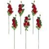 Northlight Real Touch™ Red Artificial Rose Floral Sprays, Set Of 6 -35" 2 Northlight Real Touch™ Red Artificial Rose Floral Sprays, Set Of 6 -35" -Northlight 4611714696748065440