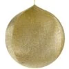 Northlight Inflatable Tinsel Commercial Outdoor Christmas Ball Ornament Decoration - 27.5" - Gold -Northlight 4611714697002869408