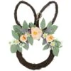 Northlight 15" Bunny Ears Floral EasterTwig Wreath Brown 2 Northlight 15" Bunny Ears Floral EasterTwig Wreath Brown -Northlight 4611714697756795552