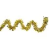 Northlight Snow Blush Wide Cut Tinsel Commercial Christmas Garland - 50' X 3" - Gold - Unlit