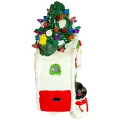 Northlight LED Lighted Santa And Snowman Camper Christmas Decoration - 7.75" Multi -Northlight 4611714698059715232