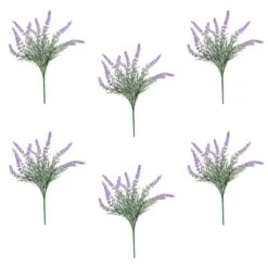 Northlight Artificial Lavender Floral Sprays - 14" - Purple - Set Of 6 -Northlight 4611720752433627696