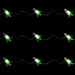 Northlight LED Christmas Tree Micro Fairy Lights - Warm White - 6' Silver Wire - 20ct Green