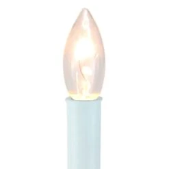 Northlight Single Light Window Candle With Timer Sensor - 9" - White -Northlight 4611729619604323296