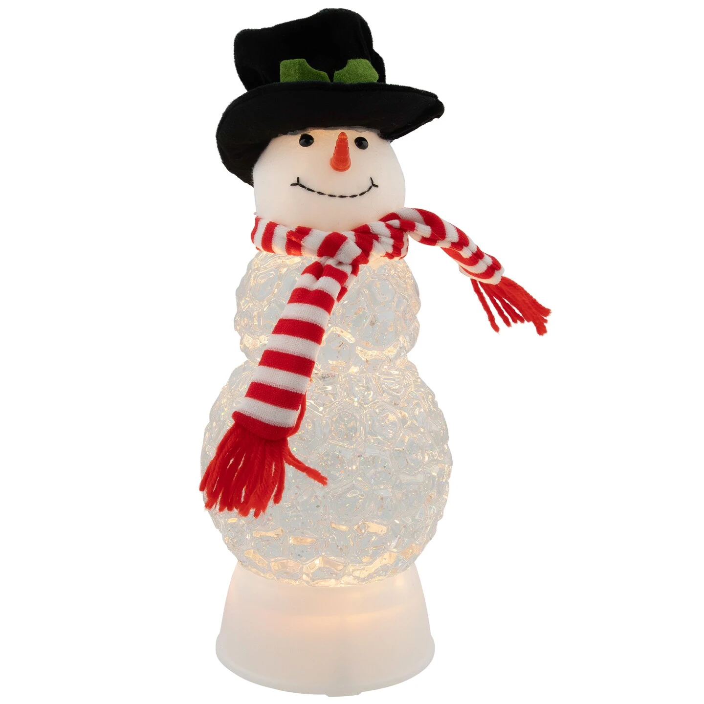 Northlight LED Lighted And Musical Snowman Christmas Snow Globe - 12" White 5 Northlight LED Lighted And Musical Snowman Christmas Snow Globe - 12" White - Image 3