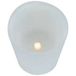 Northlight LED Flameless Flickering Solid Wax Pillar Candles - 7" - White - Set Of 4 16 Northlight LED Flameless Flickering Solid Wax Pillar Candles - 7" - White - Set Of 4 -Northlight 4611742231466951904