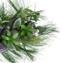 Northlight Real Touch™ Winter Foliage And Berries Artificial Christmas Swag - 36" - Unlit Green -Northlight 4611742231516234976