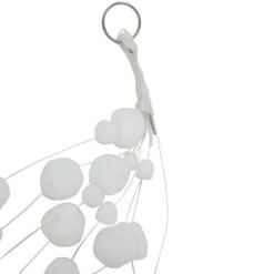 Northlight 4' White Plush Snowball Christmas Garland -Northlight 4611742231680861408