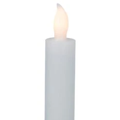 Northlight Set Of 4 Solid White LED Flameless Flickering Wax Taper Candles 9.5" -Northlight 4611742232591025376