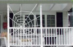 Northlight Spooky Spider Web Hanging Halloween Decoration - 80" - White 15 Northlight Spooky Spider Web Hanging Halloween Decoration - 80" - White -Northlight 4611747773852269536 2