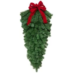 Northlight Colorado Spruce Artificial Christmas Teardrop Swag - 54" - Unlit Green -Northlight 4611757465678263504