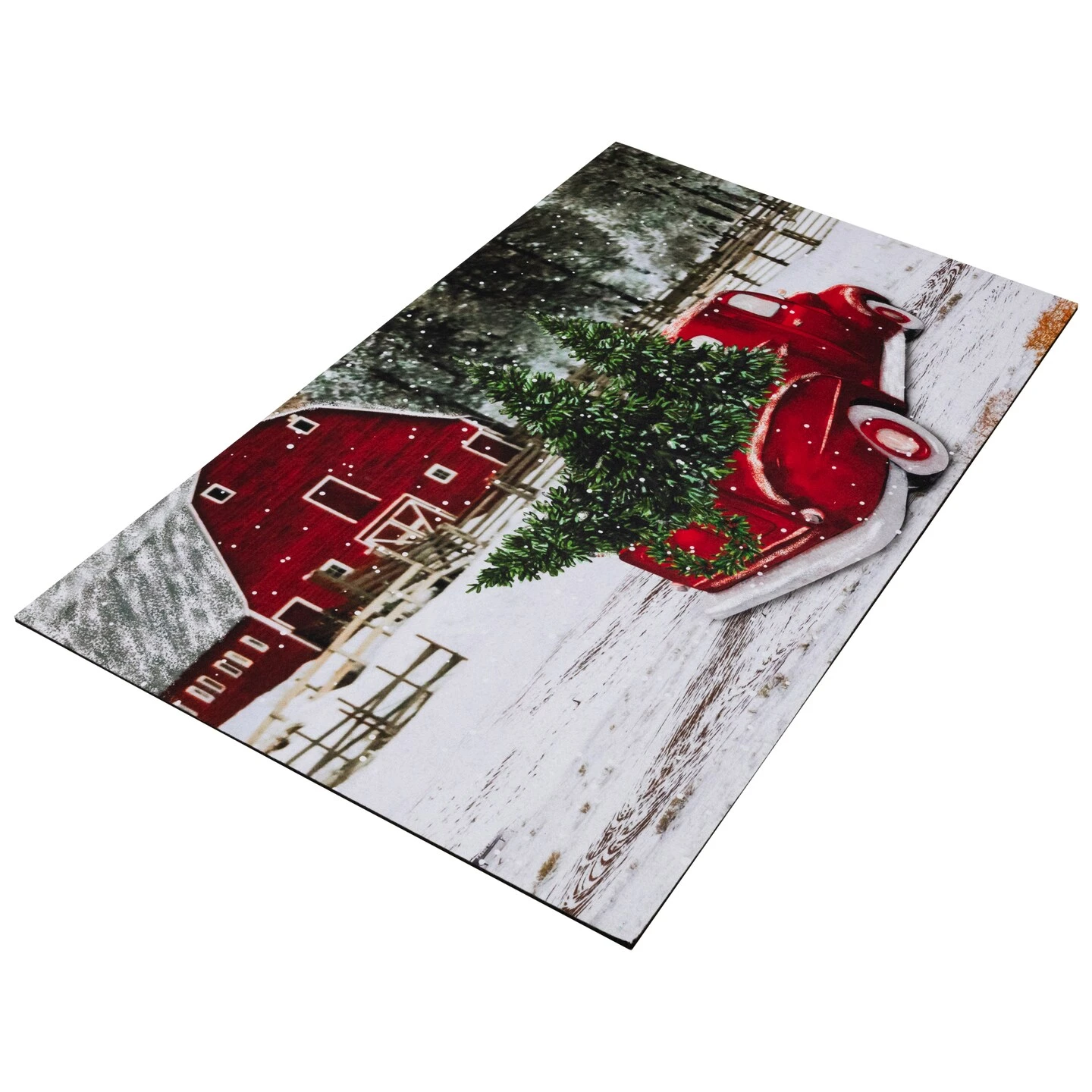 Northlight Vintage Pickup Truck Christmas Outdoor Doormat - 17.75" X 29.5" Multi 8 Northlight Vintage Pickup Truck Christmas Outdoor Doormat - 17.75" X 29.5" Multi - Image 6
