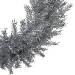 Northlight 36" Silver Tinsel Artificial Christmas Wreath, Unlit 13 Northlight 36" Silver Tinsel Artificial Christmas Wreath, Unlit -Northlight 4611776204805055280