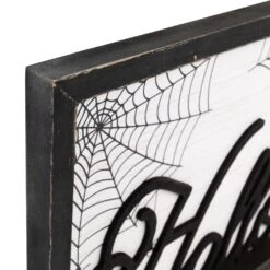 Northlight Framed "Happy Halloween" Spider Web Wall Sign - 23.5" Black 15 Northlight Framed "Happy Halloween" Spider Web Wall Sign - 23.5" Black -Northlight 4611804543414345136