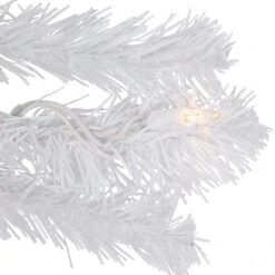 Northlight Pre-lit Snow White Artificial Christmas Garland - 9' X 12" - Clear Lights 16 Northlight Pre-lit Snow White Artificial Christmas Garland - 9' X 12" - Clear Lights -Northlight 4611832245926118624
